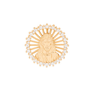 GOLD IMAGE OF JESUS PENDANT
