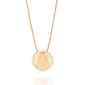 GOLD IMAGE OF JESUS PENDANT