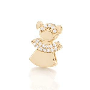 GOLD PENDANT WITH ZIRCONIA