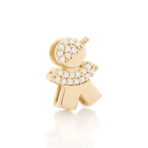 GOLD PLATED PENDANT WITH ZIRCONIA
