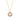 GOLD PENDANT WITH ZIRCONIA