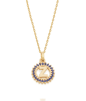 GOLD PENDANT WITH ZIRCONIA