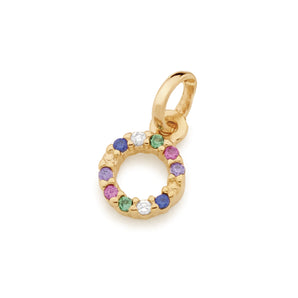 GOLD PENDANT WITH ZIRCONIA
