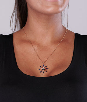 GOLD PENDANT WITH ZIRCONIA