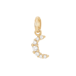 GOLD CRESCENT MOON PENDANT