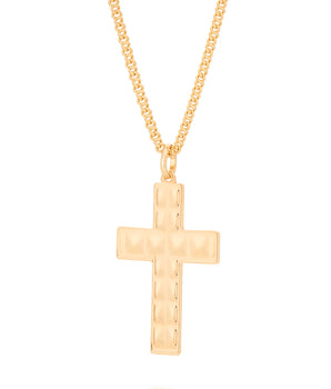 MEN'S GOLD CROSS PENDANT