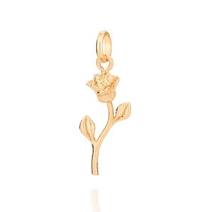 GOLD ROSE PENDANT