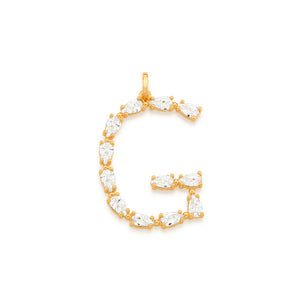 GOLD PENDANT WITH ZIRCONIA