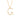 GOLD PENDANT WITH ZIRCONIA