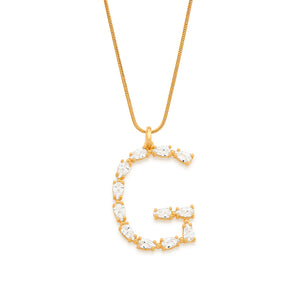 GOLD PENDANT WITH ZIRCONIA