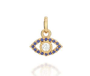 GOLD GREEK EYE PENDANT