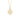 GOLD HAMSA HAND MEDAL PENDANT