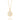 GOLD HAMSA HAND MEDAL PENDANT