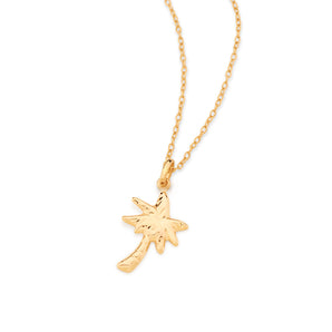 GOLD PALM TREE PENDANT