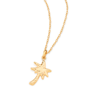 GOLD PALM TREE PENDANT