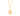 GOLD KID'S PENDANT WITH ZIRCONIA