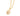 GOLD PENDANT WITH ZIRCONIA