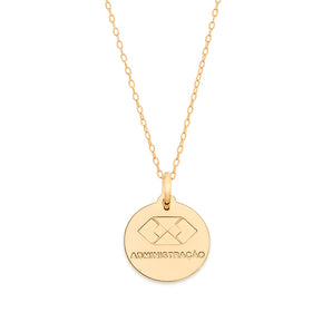 GOLD ADMINISTRATION PENDANT