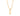 GOLD PENDANT WITH ZIRCONIA