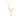 GOLD STUDDED LETTER PENDANT