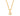 GOLD KID'S PEARL FLOWER PENDANT