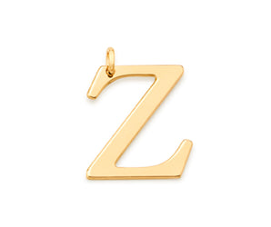 GOLD TRADITIONAL LETTER PENDANT