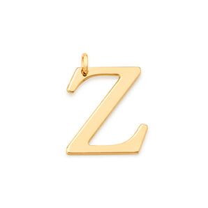 GOLD TRADITIONAL LETTER PENDANT