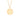 GOLD PENDANT WITH ZIRCONIA