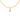 GOLD LOVE PENDANT IN DARK PINK