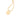GOLD HEART LETTER PENDANT