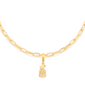 GOLD MONEY BAG PENDANT