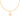 GOLD PENDANT WITH ZIRCONIA