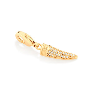 GOLD PENDANT WITH ZIRCONIA