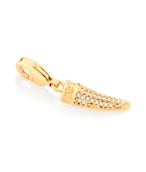 GOLD PENDANT WITH ZIRCONIA