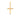 GOLD DOUBLE TONE CROSS MEN’S PENDANT