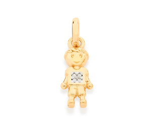 GOLD LITTLE BOY PENDANT