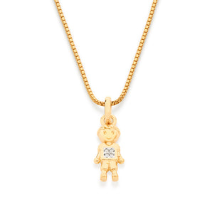 GOLD LITTLE BOY PENDANT