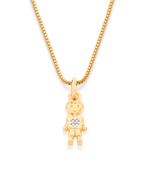 GOLD LITTLE BOY PENDANT