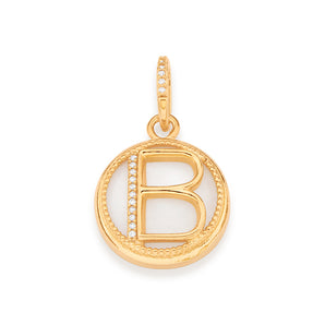 GOLD COUNTRY STYLE LETTER PENDANT