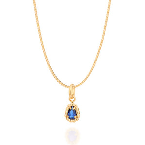GOLD JOY PENDANT IN BLUE