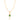 GOLD JOY PENDANT IN GREEN