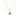 GOLD JOY PENDANT IN RED