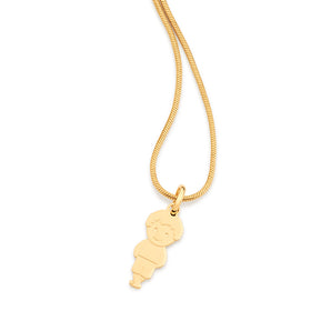 GOLD SOLID BOY PENDANT