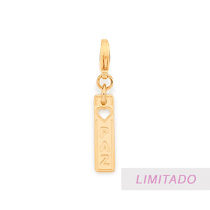 GOLD PAZ PEACE (PEACE) VERTICAL PENDANT