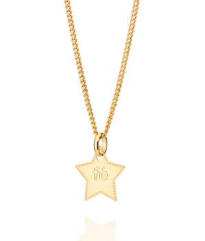 GOLD FÉ (FAITH) STAR PENDANT
