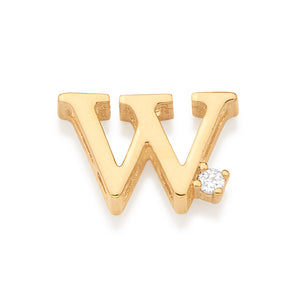 GOLD SPARKLE LETTER PENDANT