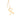 GOLD MODERN MAXI LETTER PENDANT