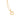 GOLD DOUBLE HEART HOLLOW PENDANT