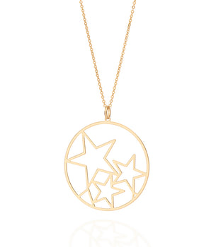 GOLD STARRY NIGHT PENDANT