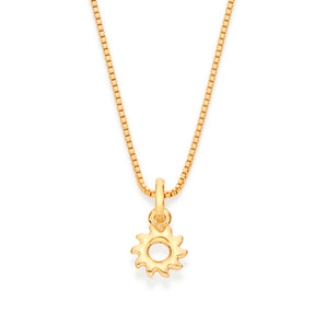 GOLD MINI SUN PENDANT